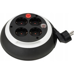Listwa zasilająca Brennenstuhl Comfort Line CL-S 4 gniazd 3 m biały, czarny