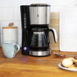 Outlet Ekspres przelewowy Russell Hobbs 24210-56 0,625 l srebrny/szary OPIS