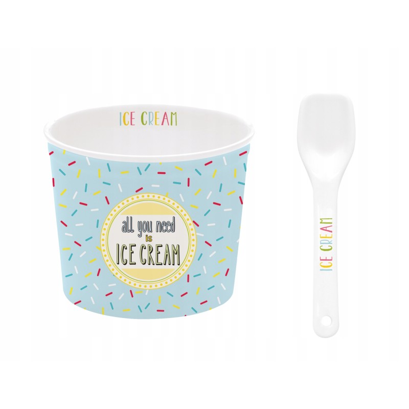 Outlet Miska Easy Life porcelana 200 ml do lodów wielokolorowy OPIS Outlet Miska Easy Life porcelana 200 ml do lodów wielokolorowy OPIS
