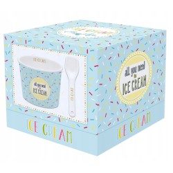 Outlet Miska Easy Life porcelana 200 ml do lodów wielokolorowy OPIS
