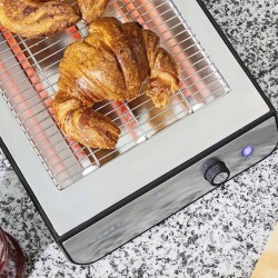 Outlet Toster Cecotec 08004 srebrny/szary 900 W do kuchni metal OPIS