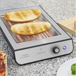 Outlet Toster Cecotec 08004 srebrny/szary 900 W do kuchni metal OPIS