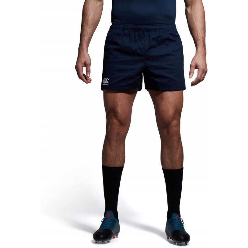 5XL Granatowy Męskie profesjonalne bawełniane spodenki do rugby Canterbury 5XL Granatowy Męskie profesjonalne bawełniane spodenki do rugby Canterbury
