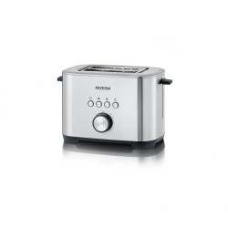 Outlet Toster Severin AT 2510 srebrny/szary 800 W do kuchni na 2 tosty