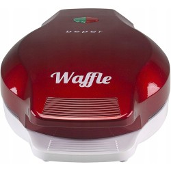 Outlet agd Gofrownica Beper BT.603Y czerwony 1000 W idealne do kuchni OPIS