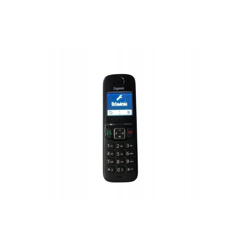 Telefon stacjonarny Gigaset AS690H Czarny idealny do domu i biura OPIS Telefon stacjonarny Gigaset AS690H Czarny idealny do domu i biura OPIS