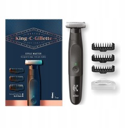 Outlet Trymer Gillette Style Master 45 min pracy do brody + 3 nasadki