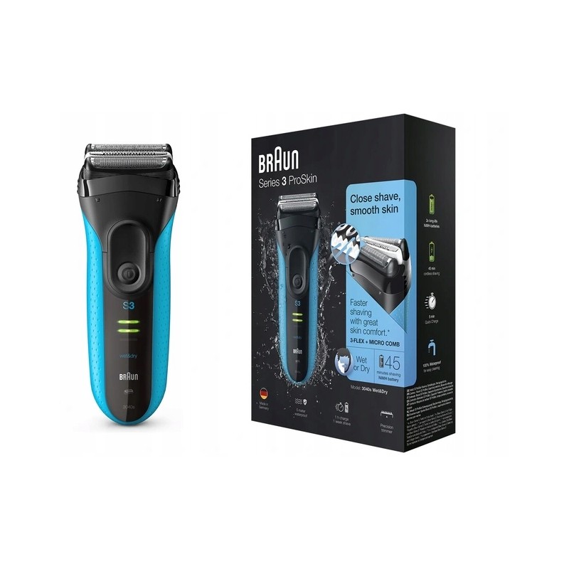 Outlet Golarka głowicowa Braun SERIES 3 PROSKIN 3045S 45 min pracy OPIS Outlet Golarka głowicowa Braun SERIES 3 PROSKIN 3045S 45 min pracy OPIS