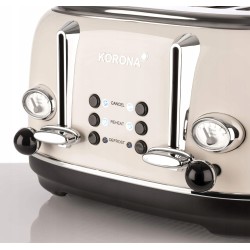 Outlet Toster Korona 21676 srebrny/szary 1630 W regulacja temperatury OPIS