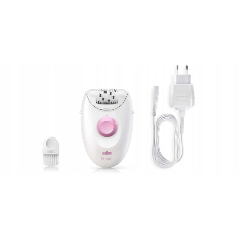 Outlet Depilator Braun Silk Epil 1 SE1370 zasilanie sieciowe + nasadka Outlet Depilator Braun Silk Epil 1 SE1370 zasilanie sieciowe + nasadka