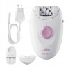 Outlet Depilator Braun Silk Epil 1 SE1370 zasilanie sieciowe + nasadka