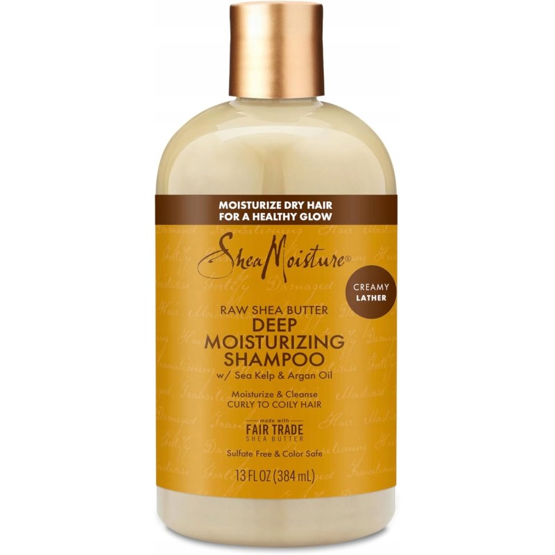 Outlet Shea Moisture Szampon Z Zatrzymującym Wilgoć Surowym Masłem Shea Outlet Shea Moisture Szampon Z Zatrzymującym Wilgoć Surowym Masłem Shea