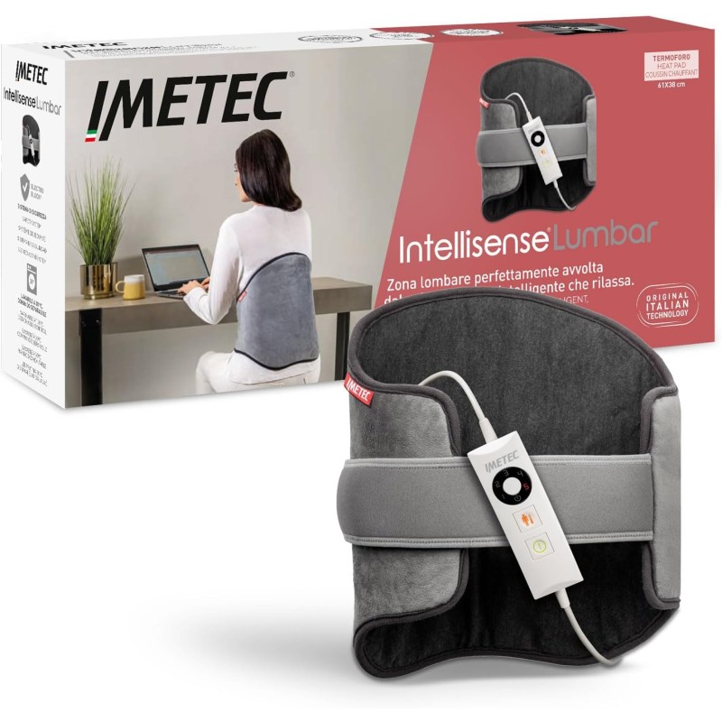 IMETEC Intellisense Lumbar Pas grzewczy na lędźwie 61x38 cm 110 W IMETEC Intellisense Lumbar Pas grzewczy na lędźwie 61x38 cm 110 W