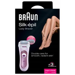 Outlet Braun Silk-epil Lady Shaver 5 Golarka Mechaniczna 2 nasadki OPIS