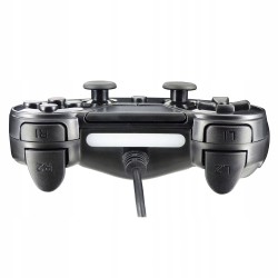 Outlet Kontroler przewodowy pad gamingowy do PS3 PS4 PC czarny OPIS