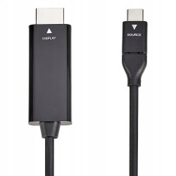 Outlet Kabel Amazon UTCH-L HDMI - USB typ C 0,9 m szybki transfer danych