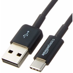 Outlet Kabel USB - USB typ C Amazon Basics L6LUC009-CS-R 0,9 m czarny