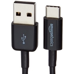 Outlet Kabel USB - USB typ C Amazon Basics L6LUC009-CS-R 0,9 m czarny