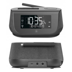 Outlet Radio sieciowe DAB+ FM Hama DR36SBT wyświetlacz LCD minijack OPIS