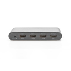 Outlet Przełącznik HDMI Digitus DS-45316 czarny 3 zródła HDMI HDCP 2.2
