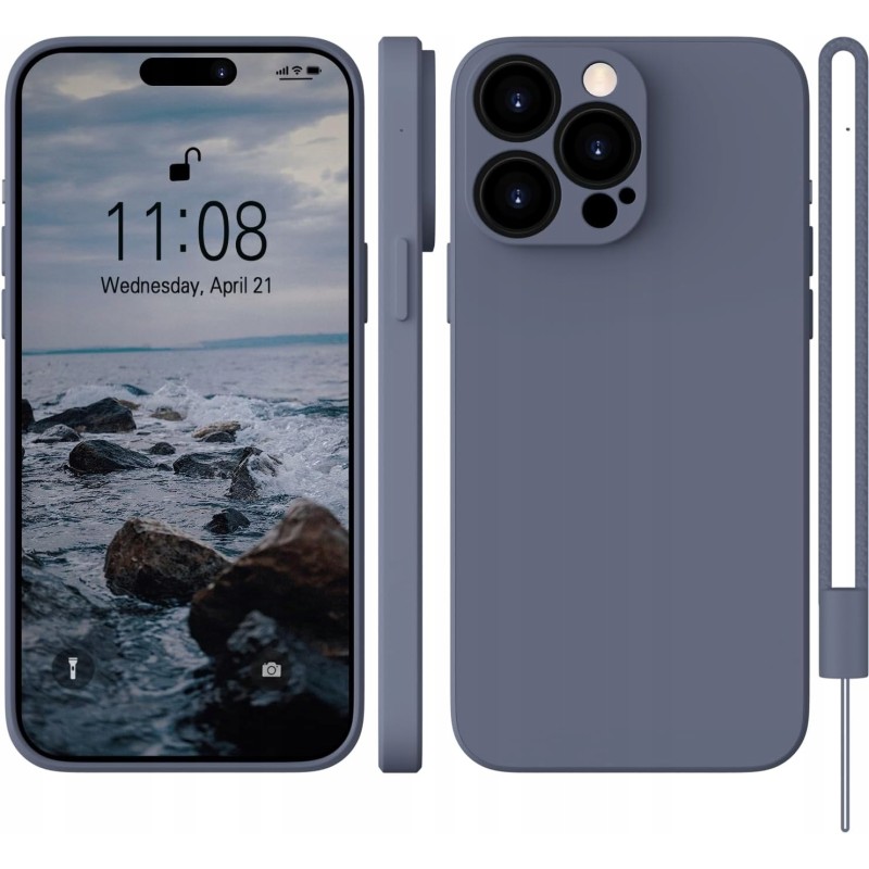 WXX Etui silikonowe do iPhone 14 Pro 6.1" cienkie odporne na zarysowania