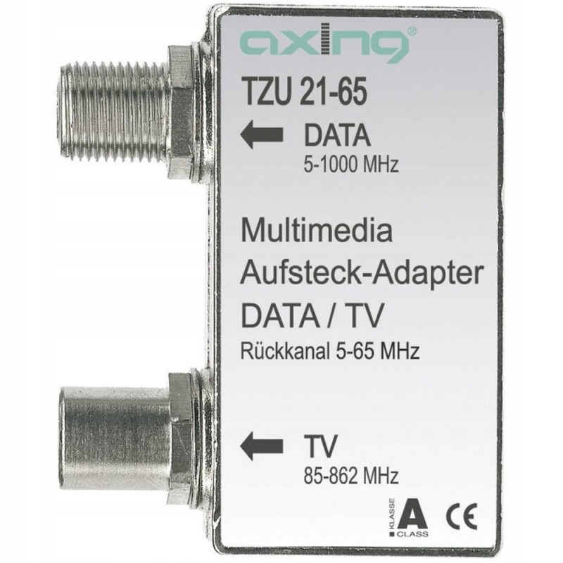 Outlet Adapter TZU 22 DVB-T Finder Axing TZU2165 wtyczka IEC złącze DATA Outlet Adapter TZU 22 DVB-T Finder Axing TZU2165 wtyczka IEC złącze DATA