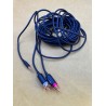 Amazon Basics 3,5 m na 2-męski adapter RCA Kabel audio stereo do głośnika