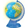 Puzzle edukacyjne 3D Ball - Podświetlany globus