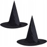 MIVAIUN 2 szt kapelusz czarownicy na Halloween, czarny kapelusz czarownicy