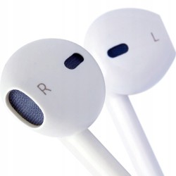 Outlet Słuchawki douszne Apple EarPods MD827ZM/B długość przewodu 1.1m