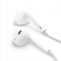 Outlet Słuchawki douszne Apple EarPods MD827ZM/B długość przewodu 1.1m