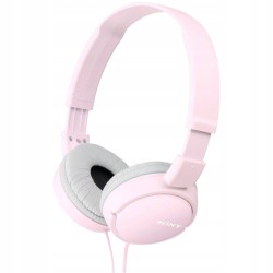 Outlet Słuchawki nauszne Sony MDR-ZX110 długość przewodu 1.2m różowe