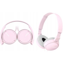 Outlet Słuchawki nauszne Sony MDR-ZX110 długość przewodu 1.2m różowe