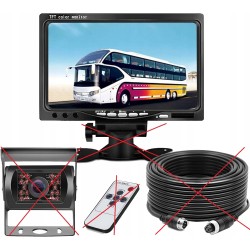 Kamera cofania 12-24 V z 7-calowym monitorem OPIS
