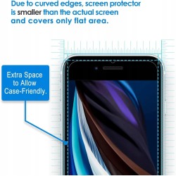 4youquality Folia ochronna na ekran do iPhone'a SE 2020 2 szt