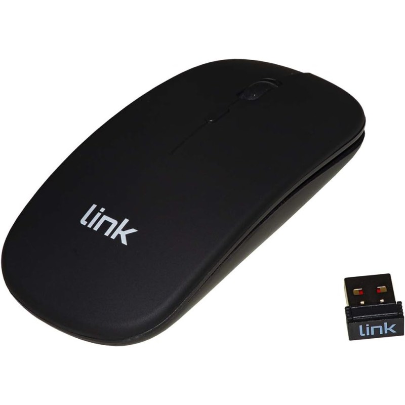 Uszkodzony Mysz bezprzewodowa LINK LKMOS34 i odbiornikiem USB Kolor czarny Uszkodzony Mysz bezprzewodowa LINK LKMOS34 i odbiornikiem USB Kolor czarny