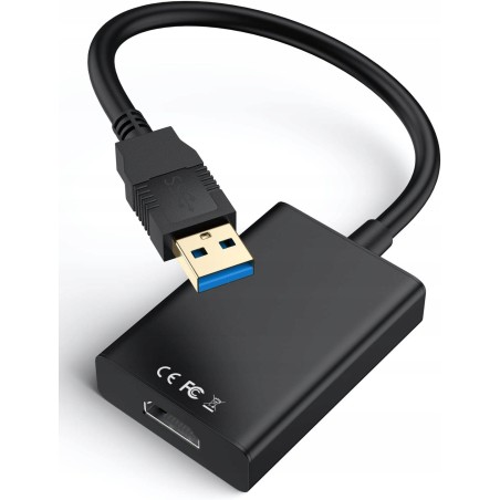 Outlet Adapter USB na HDMI USB 3.0 Lekki i idealny w podróży płynny obraz