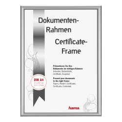 Outlet Ramka na zdjęcie Hama 29,7 x 21 cm DIN A4 metal odcienie szarości