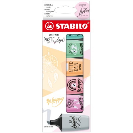 Outlet Zakreślacz różne kolory Stabilo 5 sztuk różne kolory