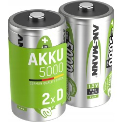 Outlet Akumulatorki Ansmann 5030922 maxE Mono D (HR20) 5000 mAh 2 sztuki