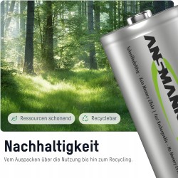 Outlet Akumulatorki Ansmann 5030922 maxE Mono D (HR20) 5000 mAh 2 sztuki
