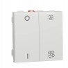 Outlet Włącznik/wyłącznik Unica VMC Control 2 prędkości 10 A obwód 2-drożny