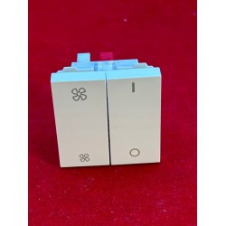 Outlet Włącznik/wyłącznik Unica VMC Control 2 prędkości 10 A obwód 2-drożny