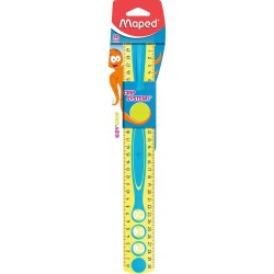 Outlet Maped Linijka Kidy'Grip Linijka 30cm czytelna antypoślizgowe uchwyty