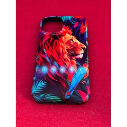 Outlet Etui na telefon iPhone 14 motyw tropikalny podwójna osłona TPU