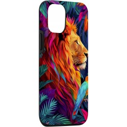 Outlet Etui na telefon iPhone 14 motyw tropikalny podwójna osłona TPU