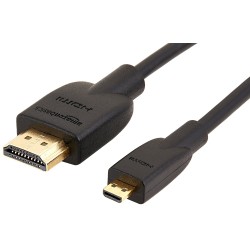 AmazonBasics HL-007330 kabel HDMI 0,9 m HDMI Typu D (Micro) HDMI Typu A