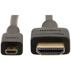 AmazonBasics HL-007330 kabel HDMI 0,9 m HDMI Typu D (Micro) HDMI Typu A