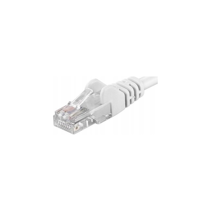 Kabel krosowy UTP RJ45-RJ45 poziom 5e 2m biały sputp02W Kabel krosowy UTP RJ45-RJ45 poziom 5e 2m biały sputp02W