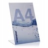 Outlet Stojak stołowy DIN A4 reklamowy przezroczysty grubość materiału 2 mm
